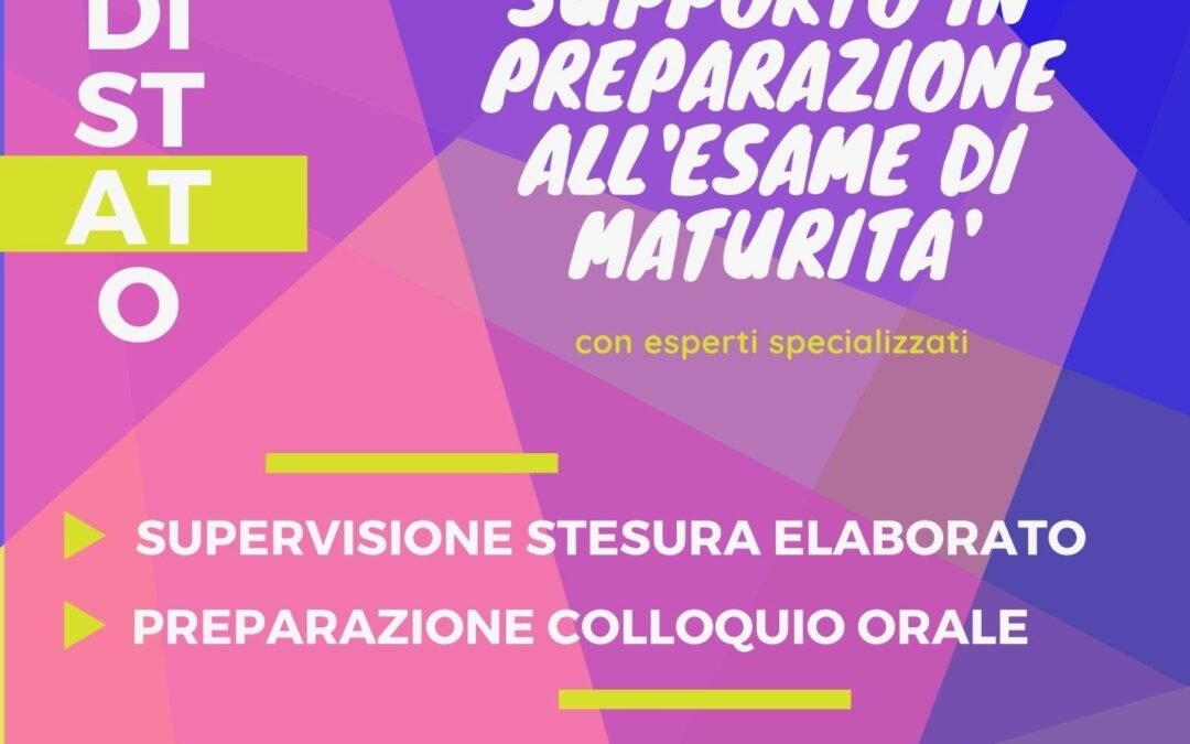 Corso in preparazione all’Esame di Stato/Secondo Ciclo