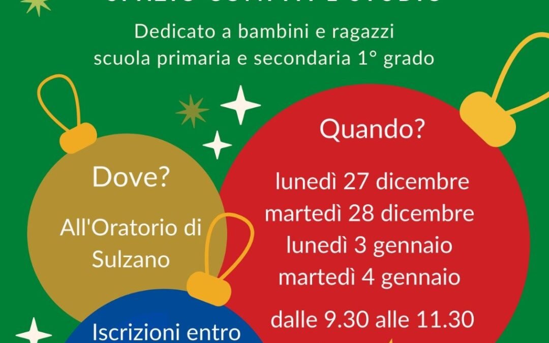 IT’S WINTER TIME! a Sulzano