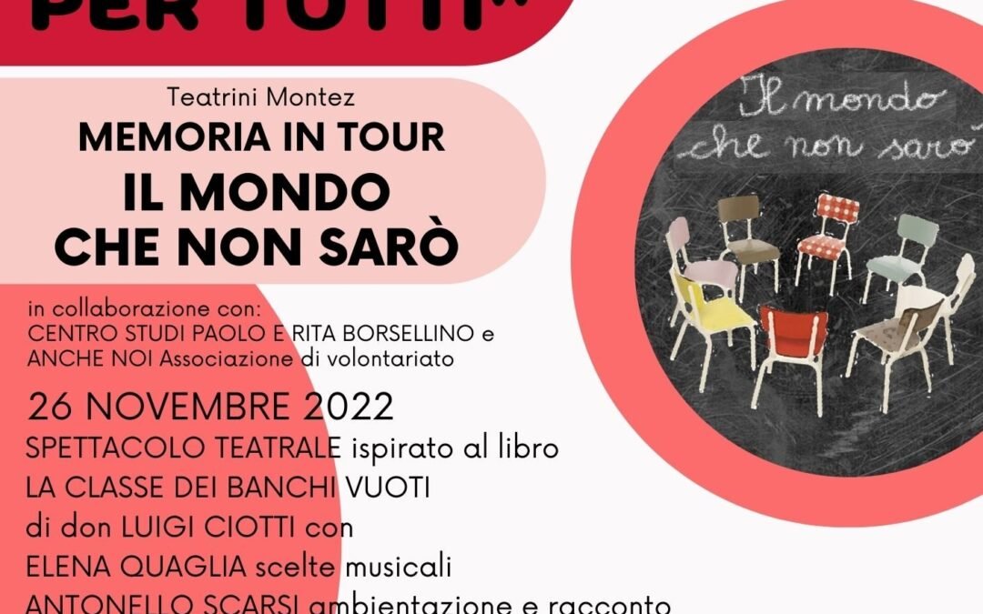 IL MONDO CHE NON SARO’