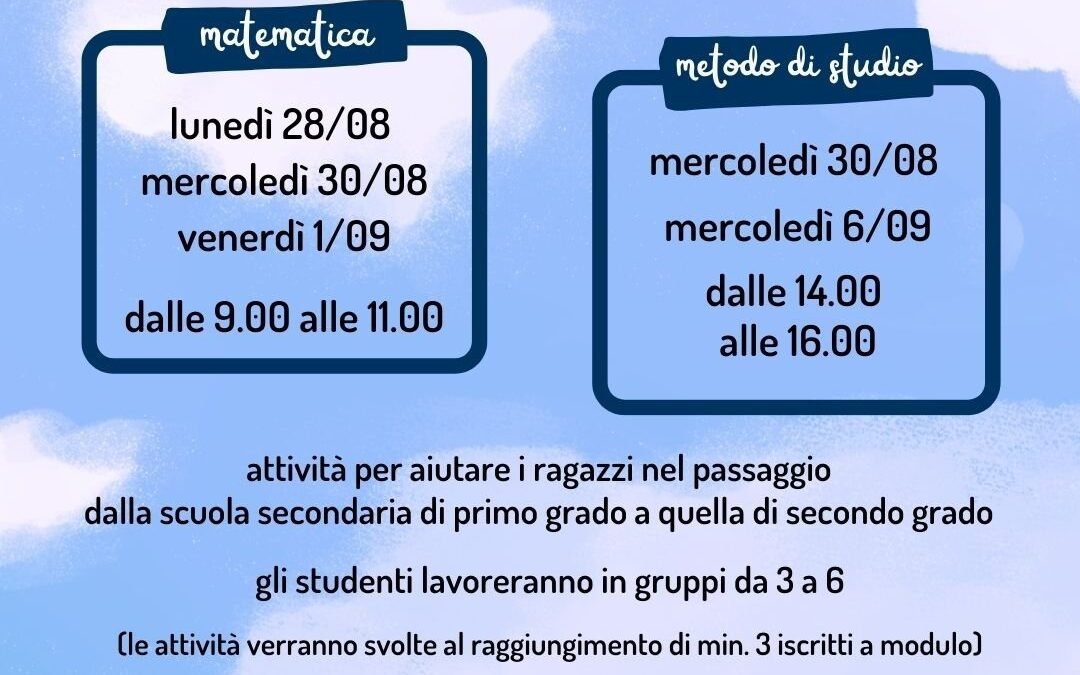 VERSO NUOVI ORIZZONTI