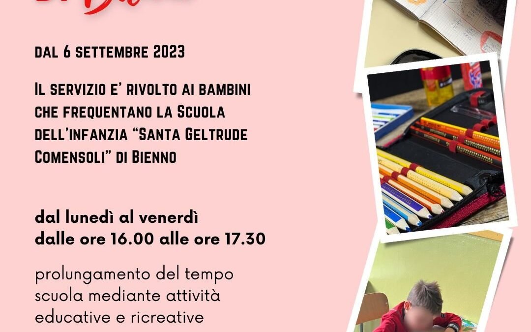 Il POST ASILO di Bienno 2023/2024