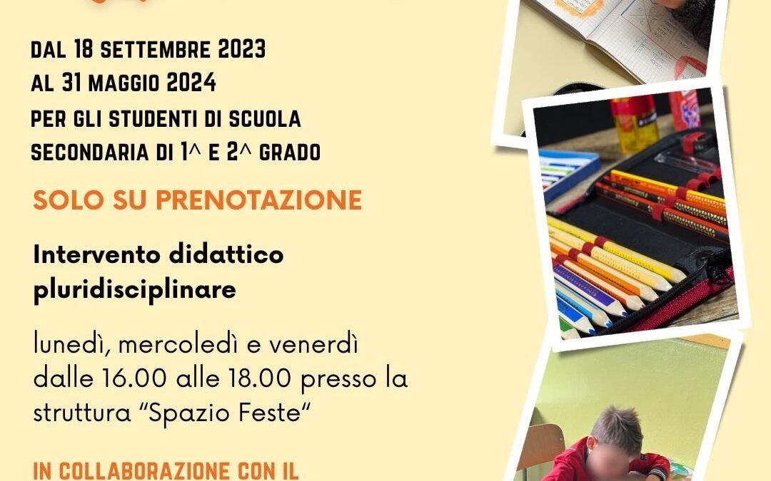 I DOPOSCUOLA DI ASSOLO 2023/2024 – Ceto per la scuola secondaria