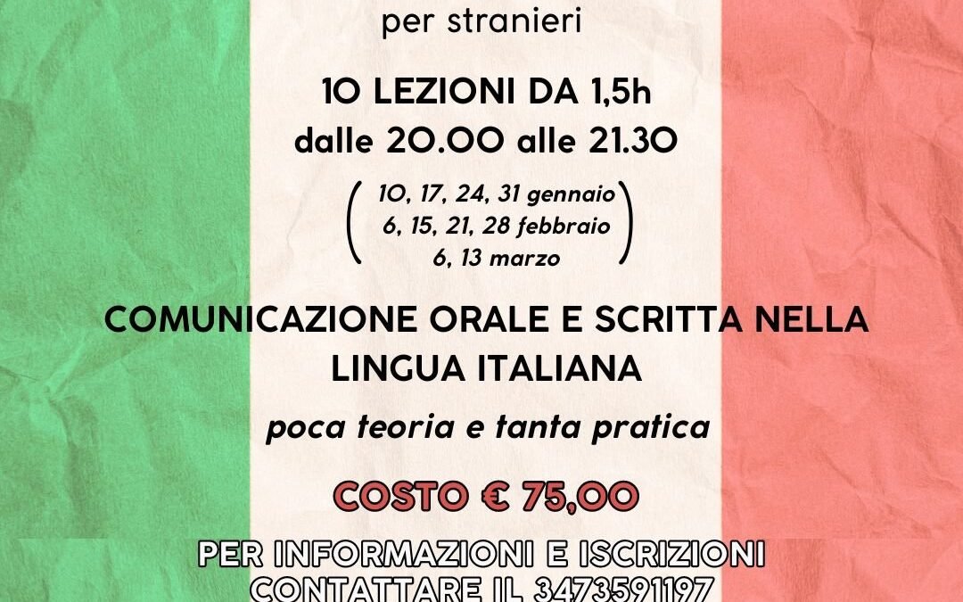 Corso base di ITALIANO
